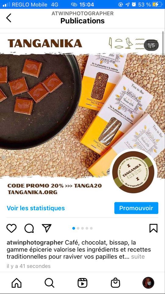 Promotion de la marque Tanganika épicerie